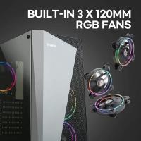 ZALMAN S4 PLUS  RGB  Siyah ATX Mid Tower Gaming Oyuncu Kasası